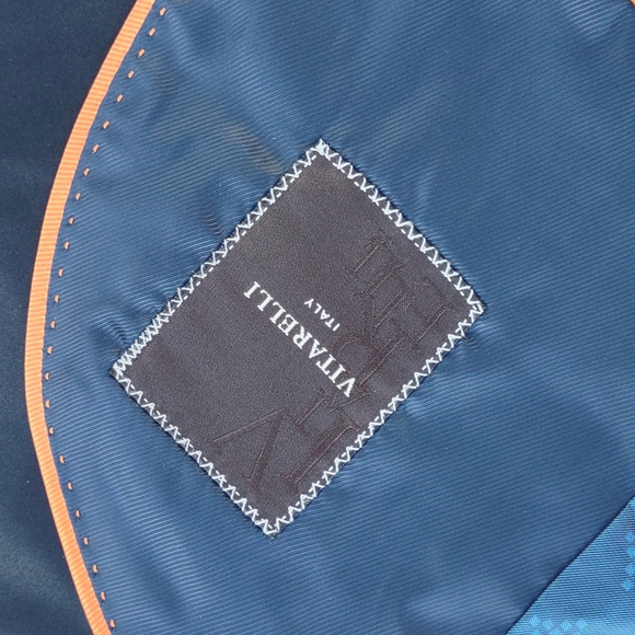 VITARELLI MEN'S PURE VELVET (2) BUTTON LUXURY TUXEDO BLAZER (ITALY) - Picture 8 of 17